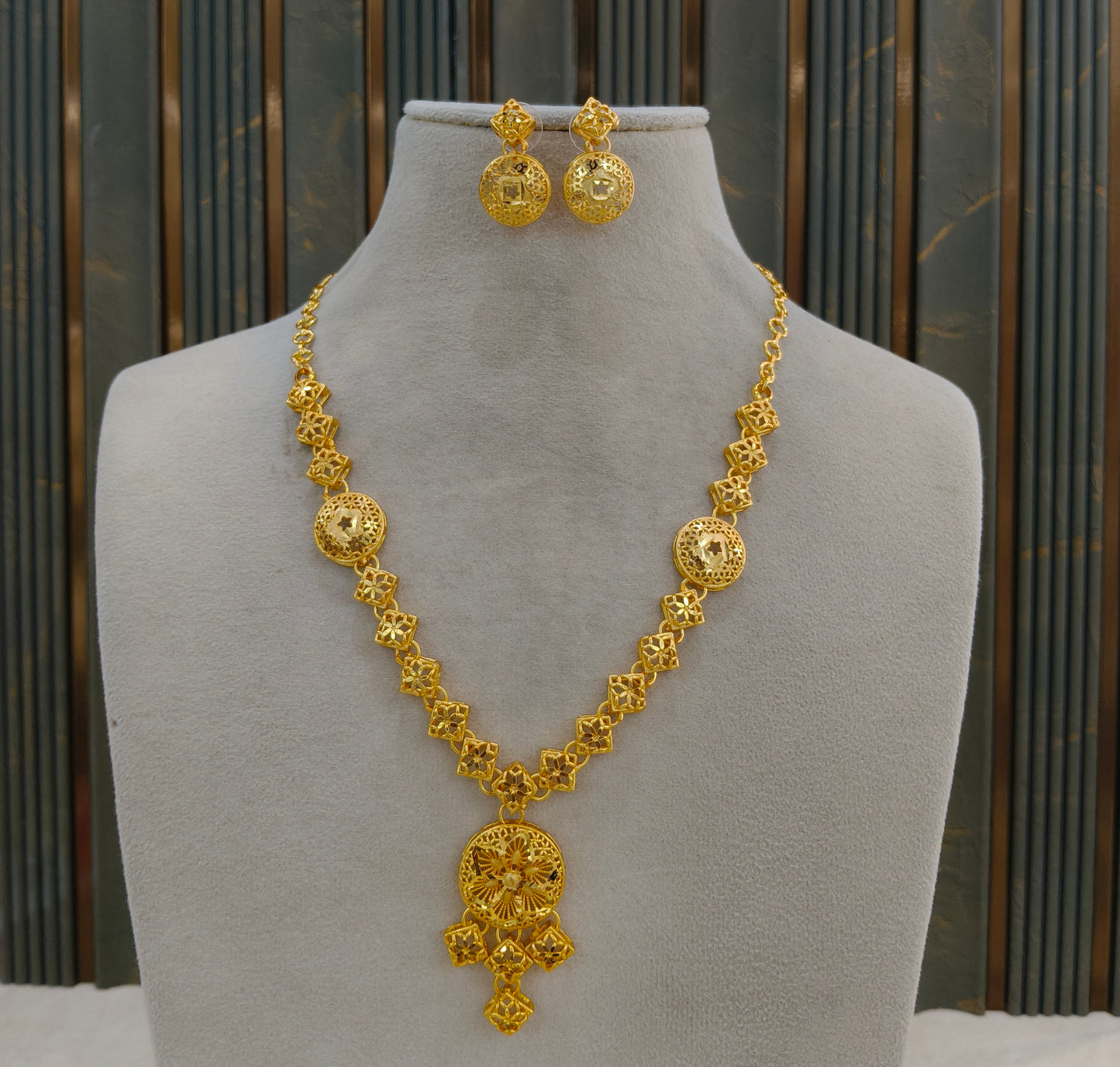 Gold Forming  Jewellery Teresa  Necklace Set