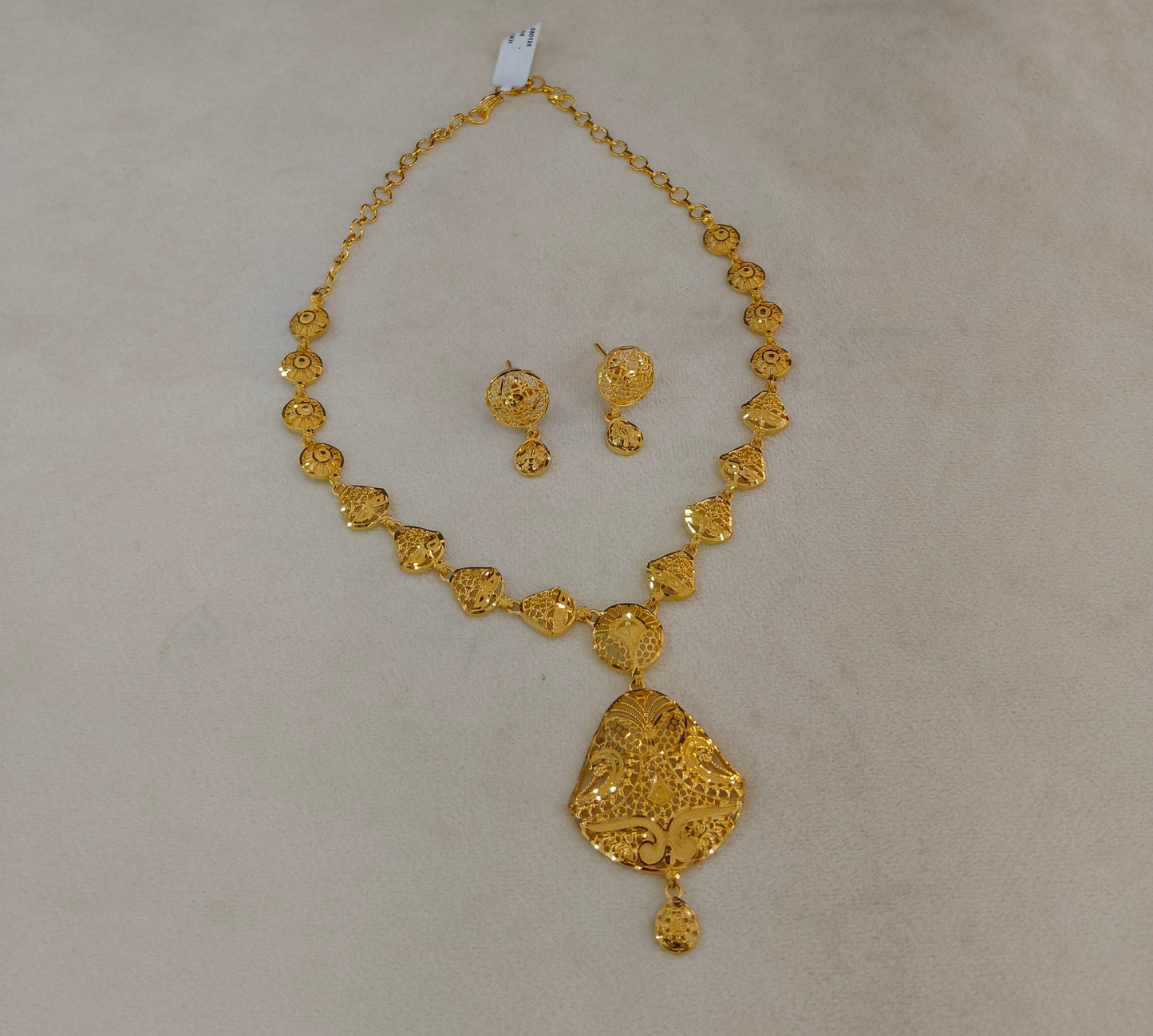 Gold Forming  Jewellery Teresa  Necklace Set