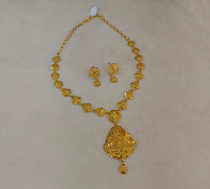 Gold Forming  Jewellery Teresa  Necklace Set