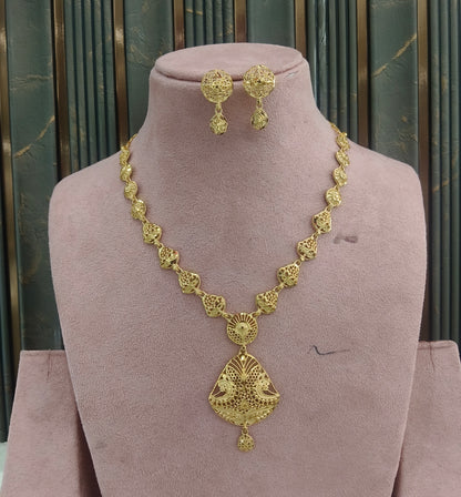 Gold Forming  Jewellery Teresa  Necklace Set