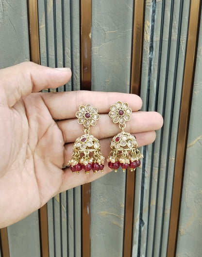 Antique Jhumki Bollywood Yarina Earrings