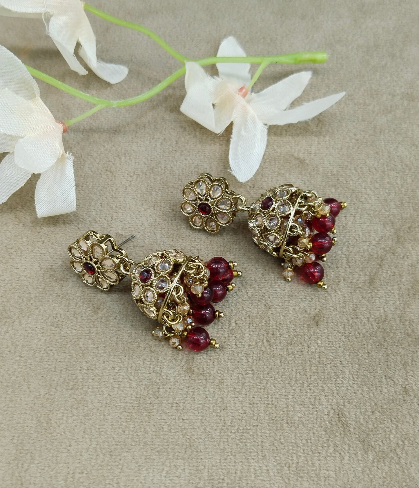 Antique Jhumki Bollywood Yarina Earrings
