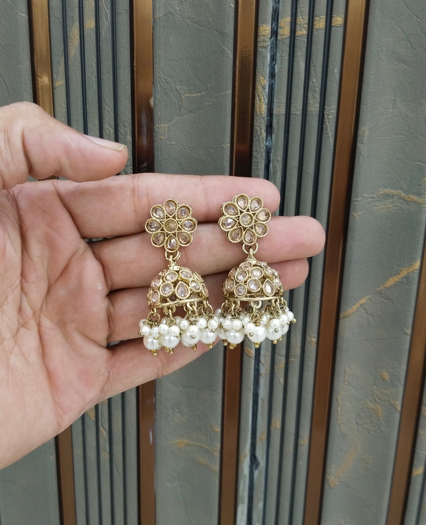 Antique Jhumki Bollywood Yarina Earrings