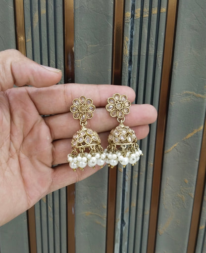 Antique Jhumki Bollywood Yarina Earrings