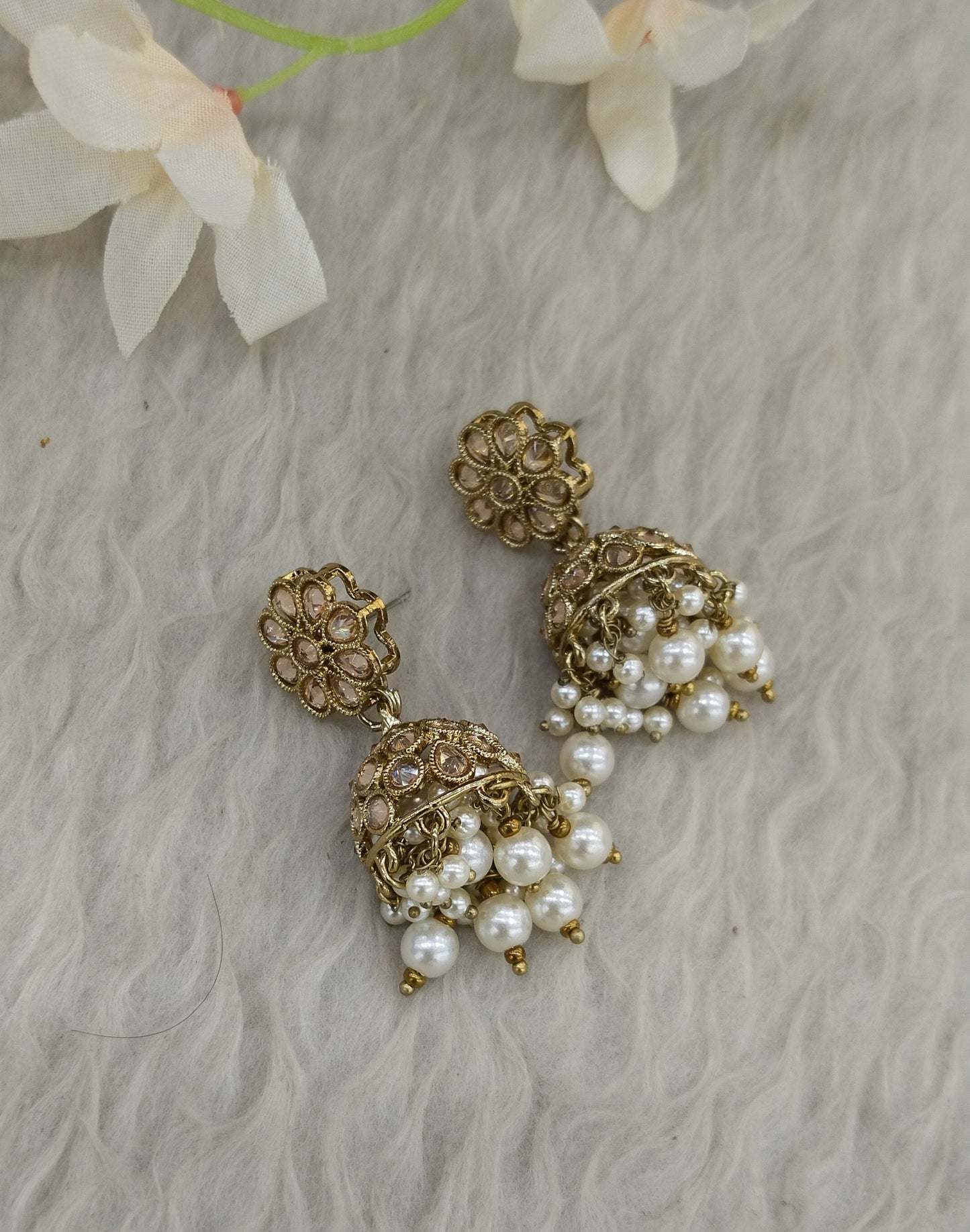 Antique Jhumki Bollywood Yarina Earrings