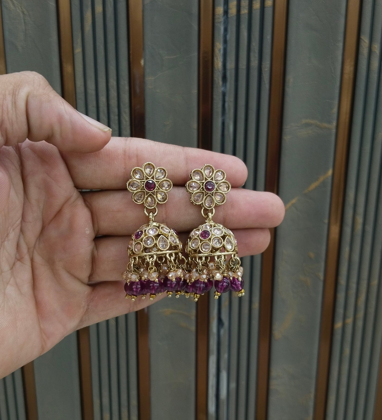 Antique Jhumki Bollywood Yarina Earrings