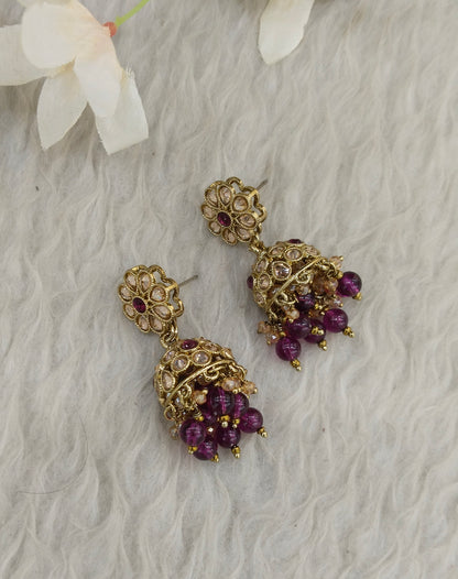 Antique Jhumki Bollywood Yarina Earrings