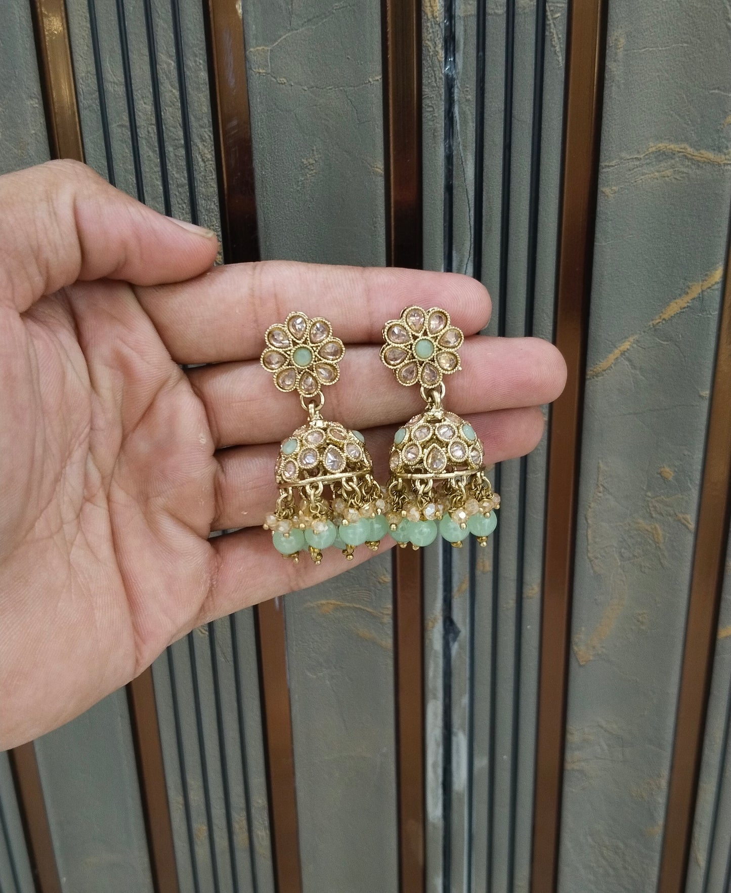 Antique Jhumki Bollywood Yarina Earrings