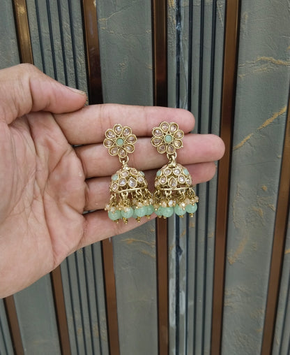 Antique Jhumki Bollywood Yarina Earrings