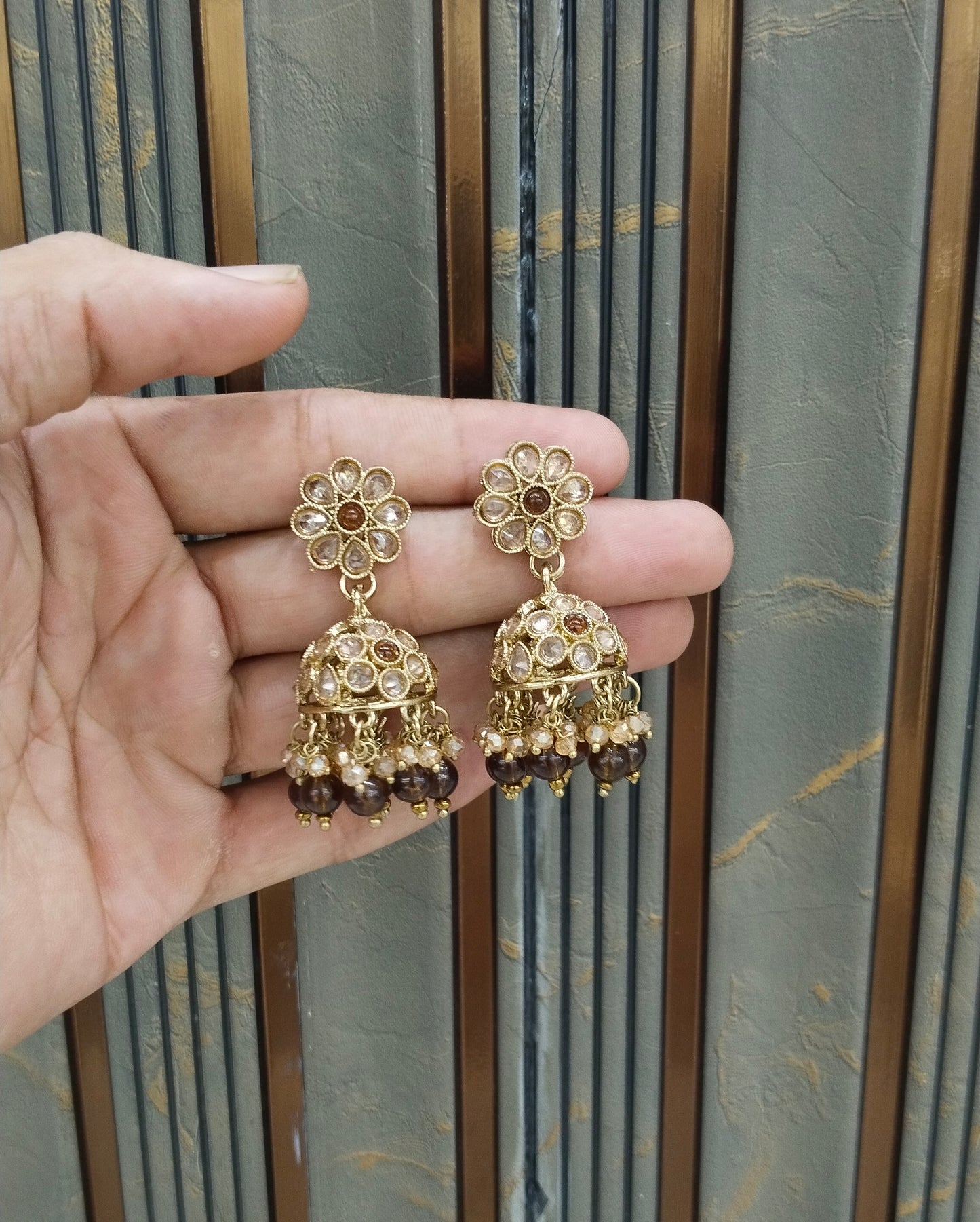 Antique Jhumki Bollywood Yarina Earrings