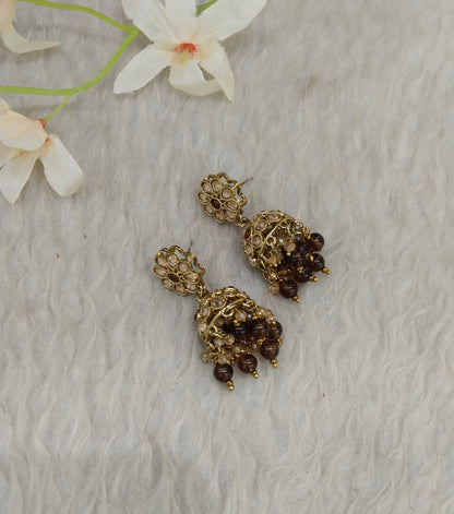 Antique Jhumki Bollywood Yarina Earrings
