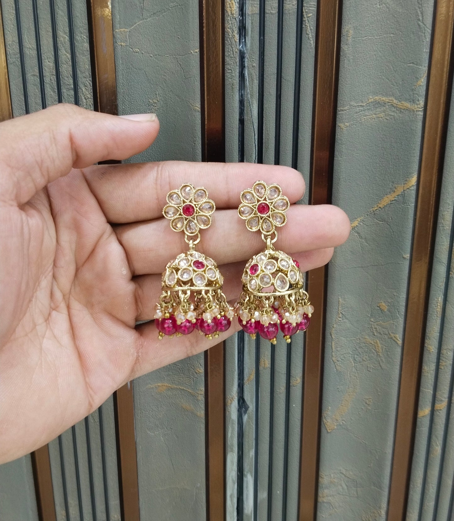 Antique Jhumki Bollywood Yarina Earrings