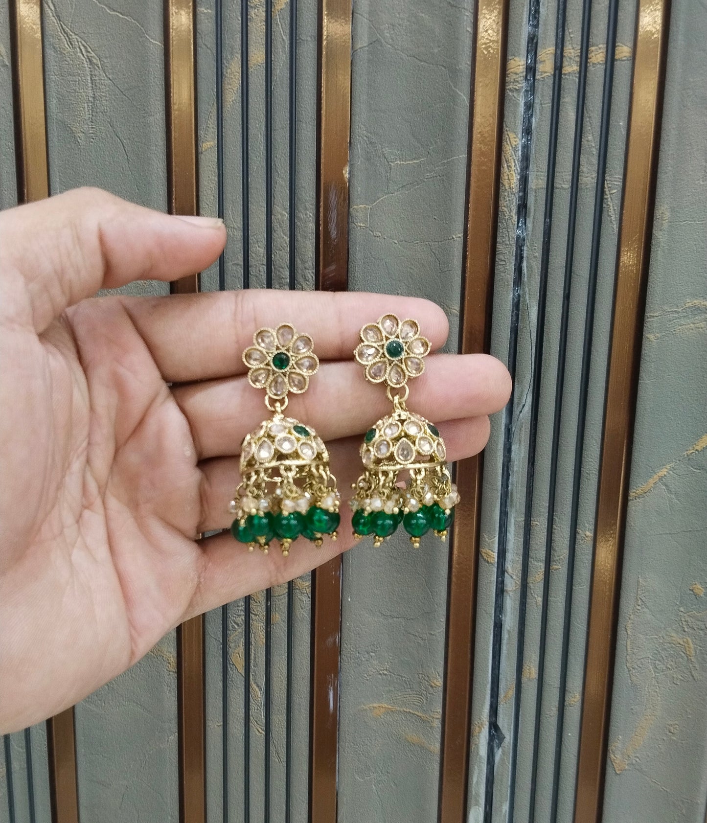 Antique Jhumki Bollywood Yarina Earrings
