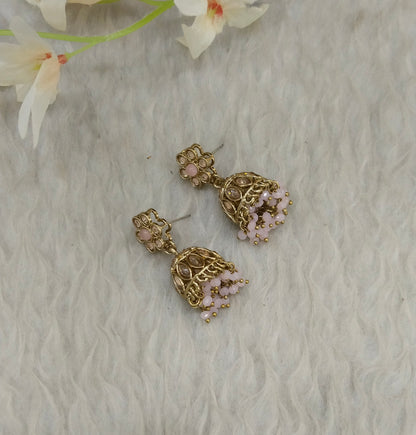 Antique Jhumki Bollywood Sukh Earrings