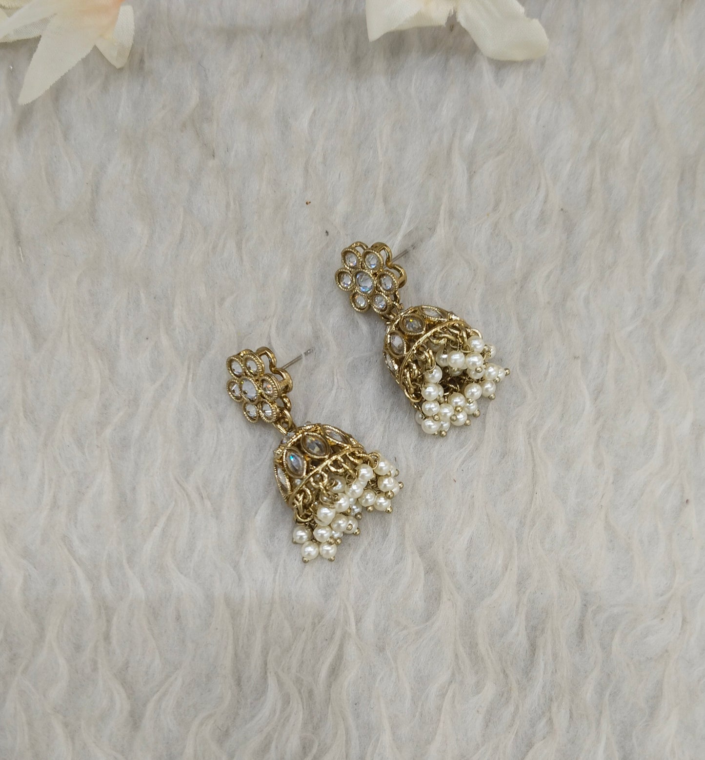 Antique Jhumki Bollywood Sukh Earrings