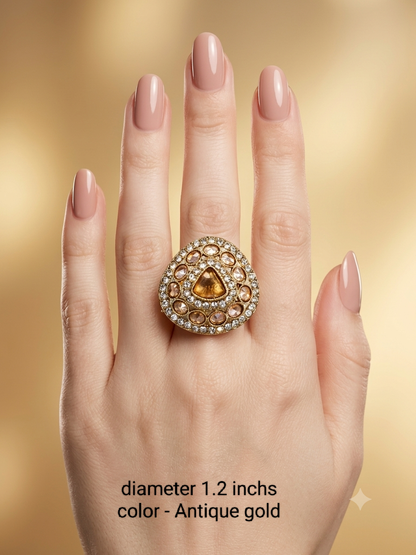 Antique Gold Finger Rings