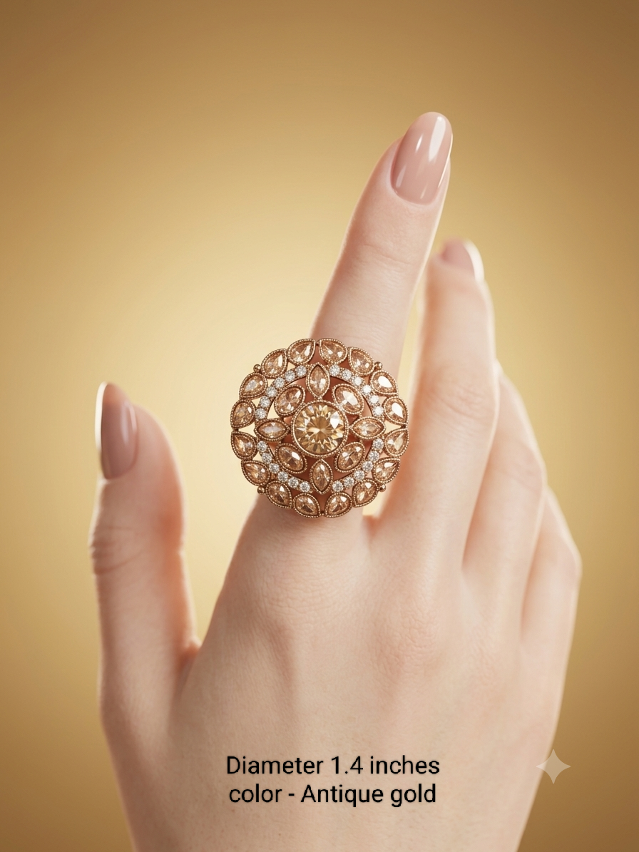 Antique Gold Finger Rings
