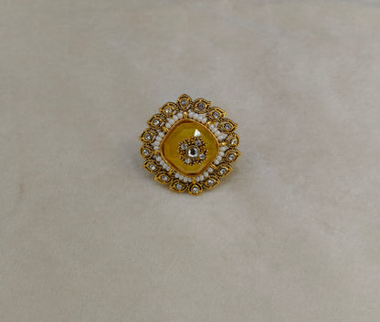 Kundan Adjustable Finger Rings