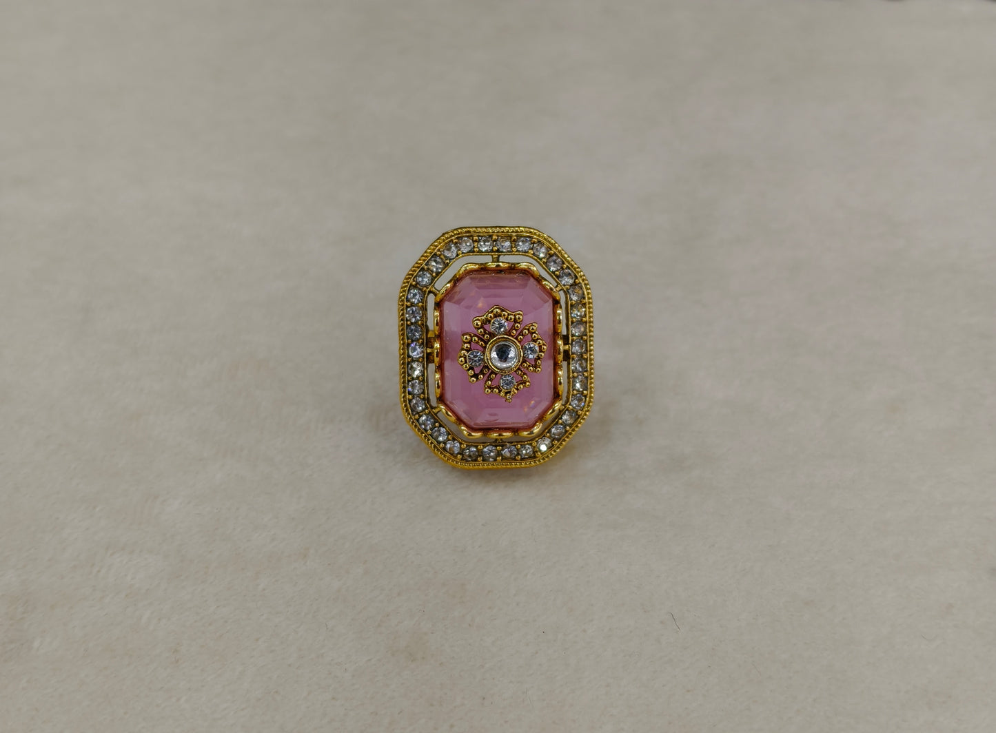 Kundan Adjustable Finger Rings