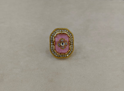 Kundan Adjustable Finger Rings