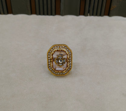 Kundan Adjustable Finger Rings