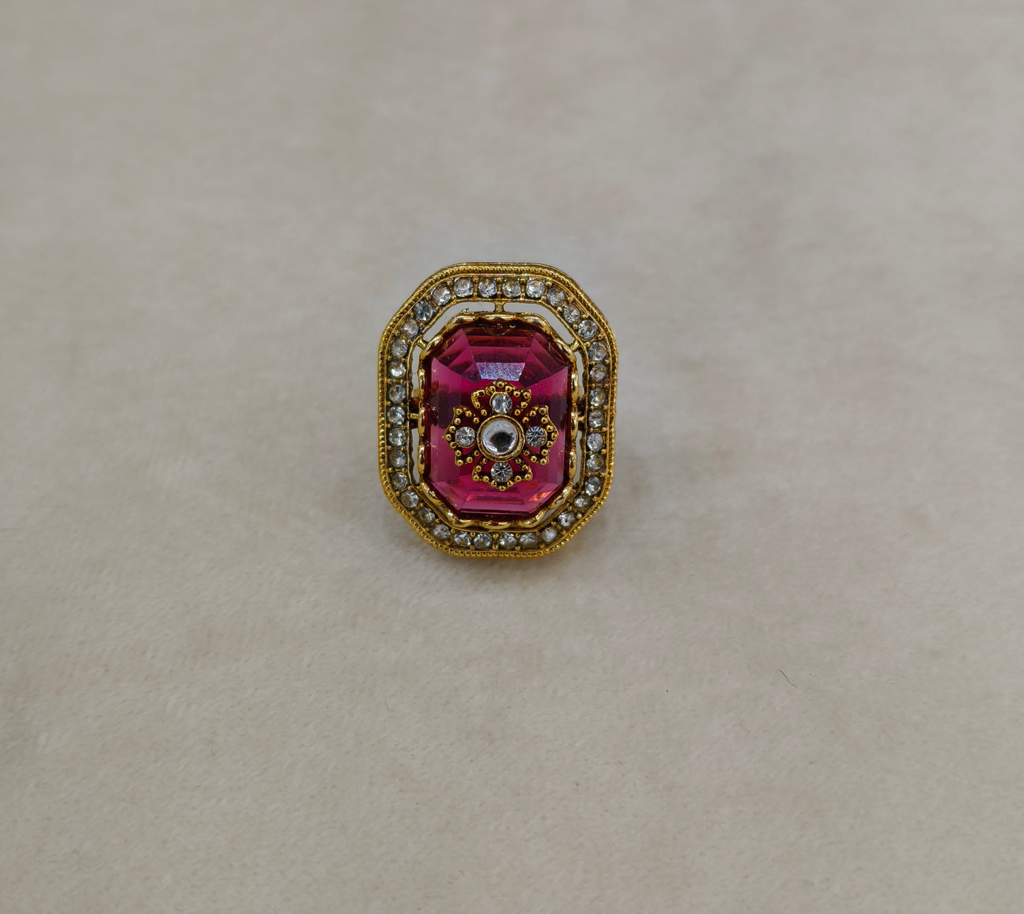 Kundan Adjustable Finger Rings
