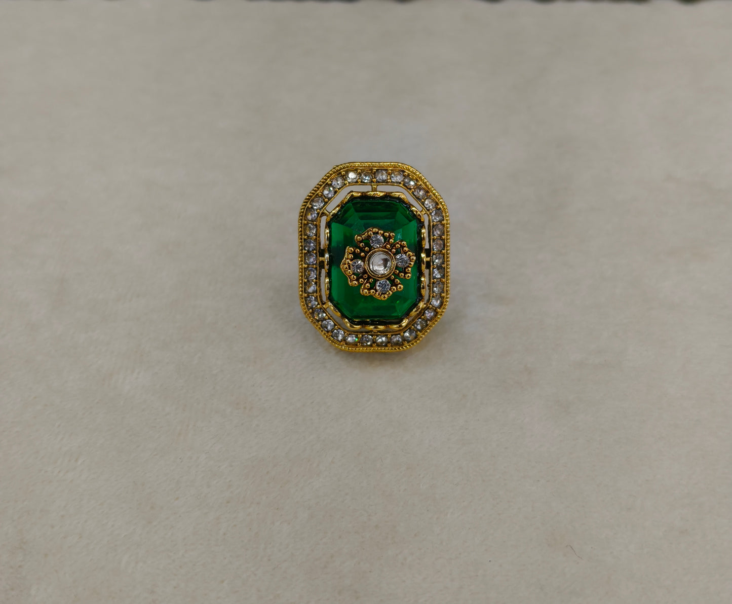 Kundan Adjustable Finger Rings