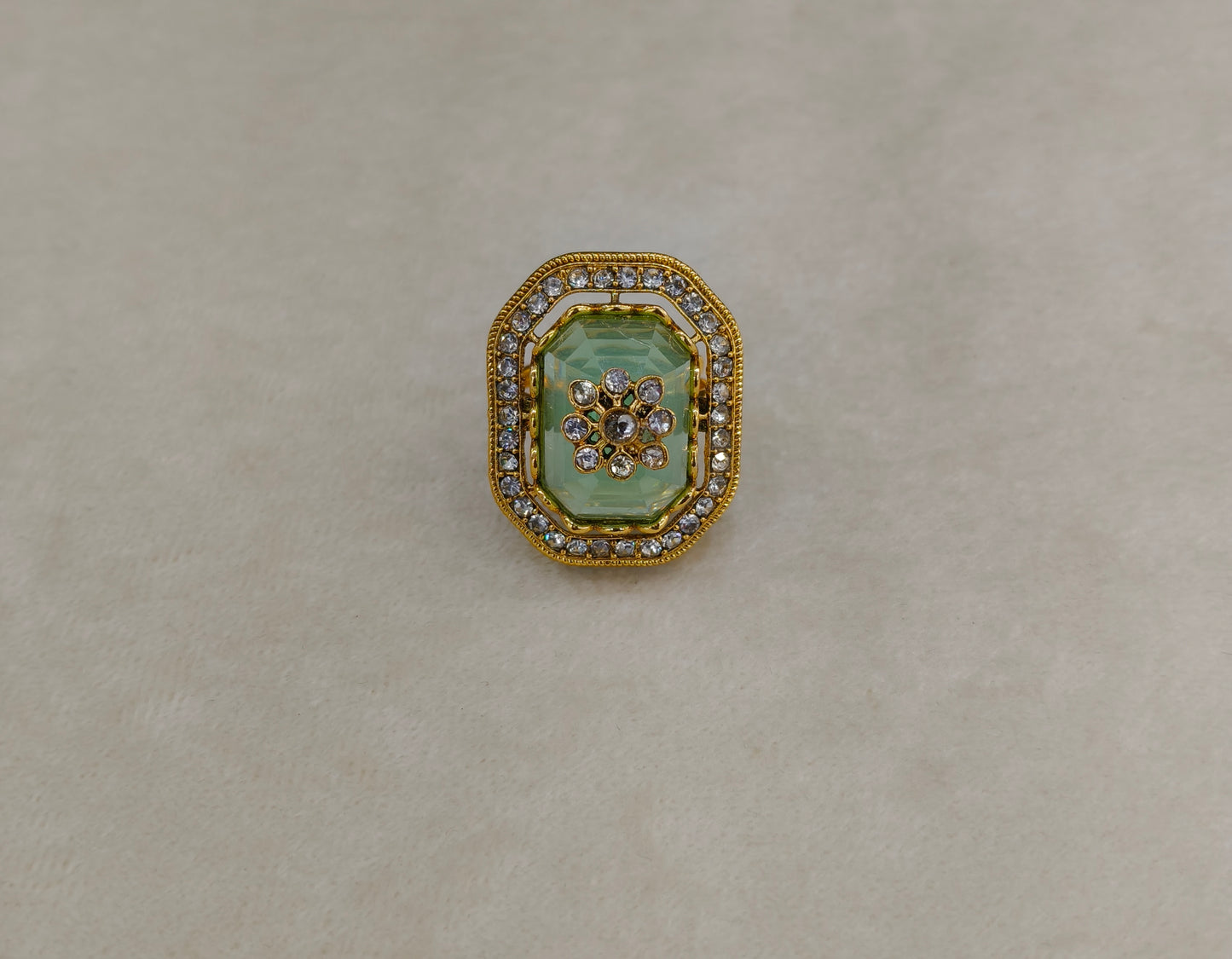 Kundan Adjustable Finger Rings