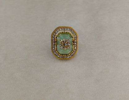 Kundan Adjustable Finger Rings