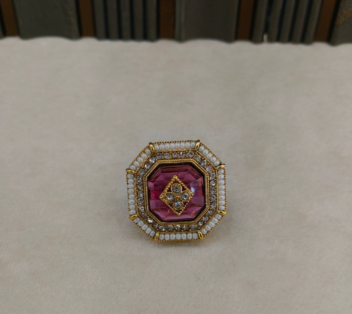 Kundan Adjustable Finger Rings