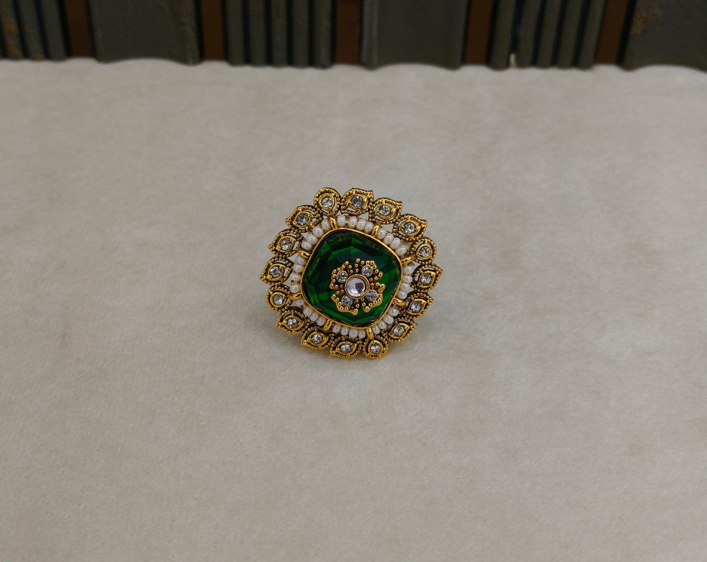 Kundan Adjustable Finger Rings