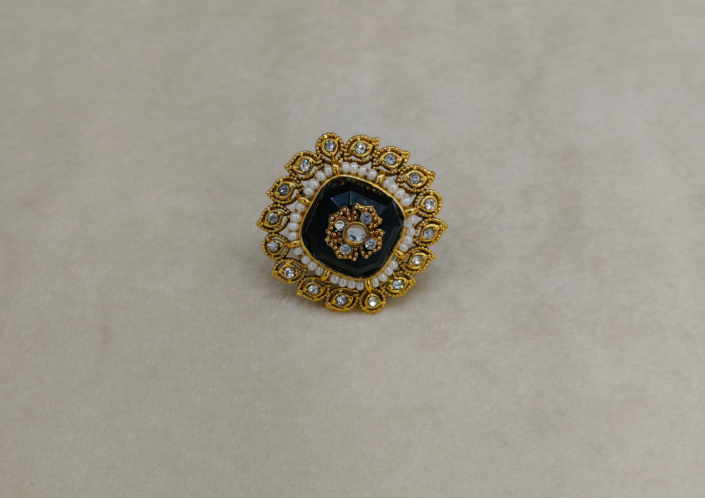 Kundan Adjustable Finger Rings