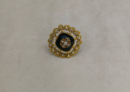 Kundan Adjustable Finger Rings