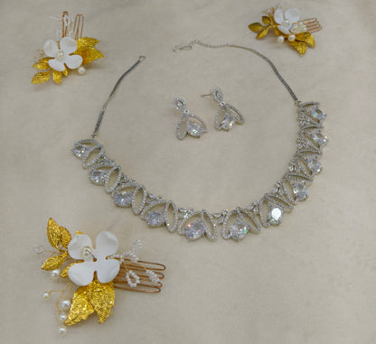 American Diamond Ad Necklace Alexa Sets