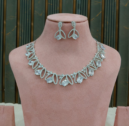 American Diamond Ad Necklace Alexa Sets