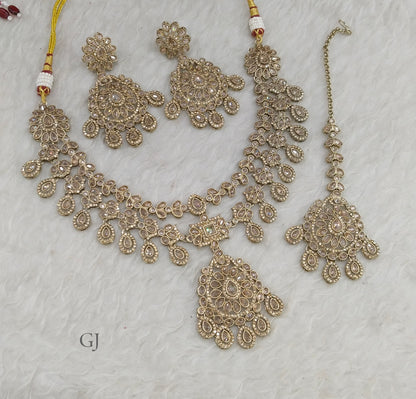 Antique Gold  Simi Necklace Layered sets
