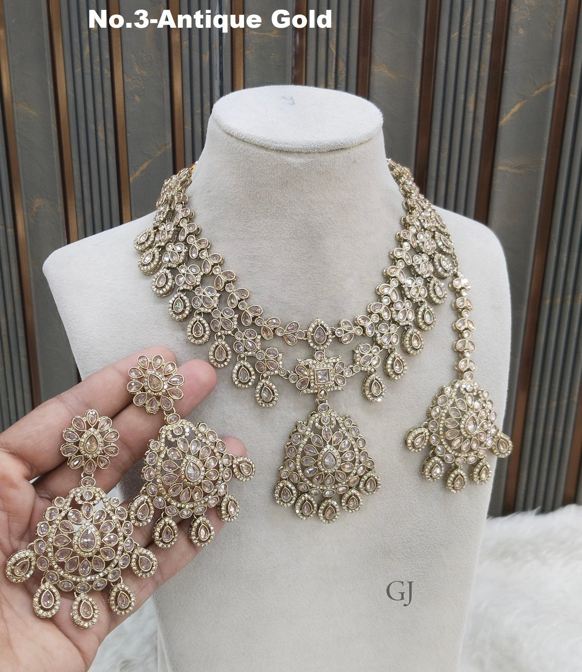 Antique Gold  Simi Necklace Layered sets