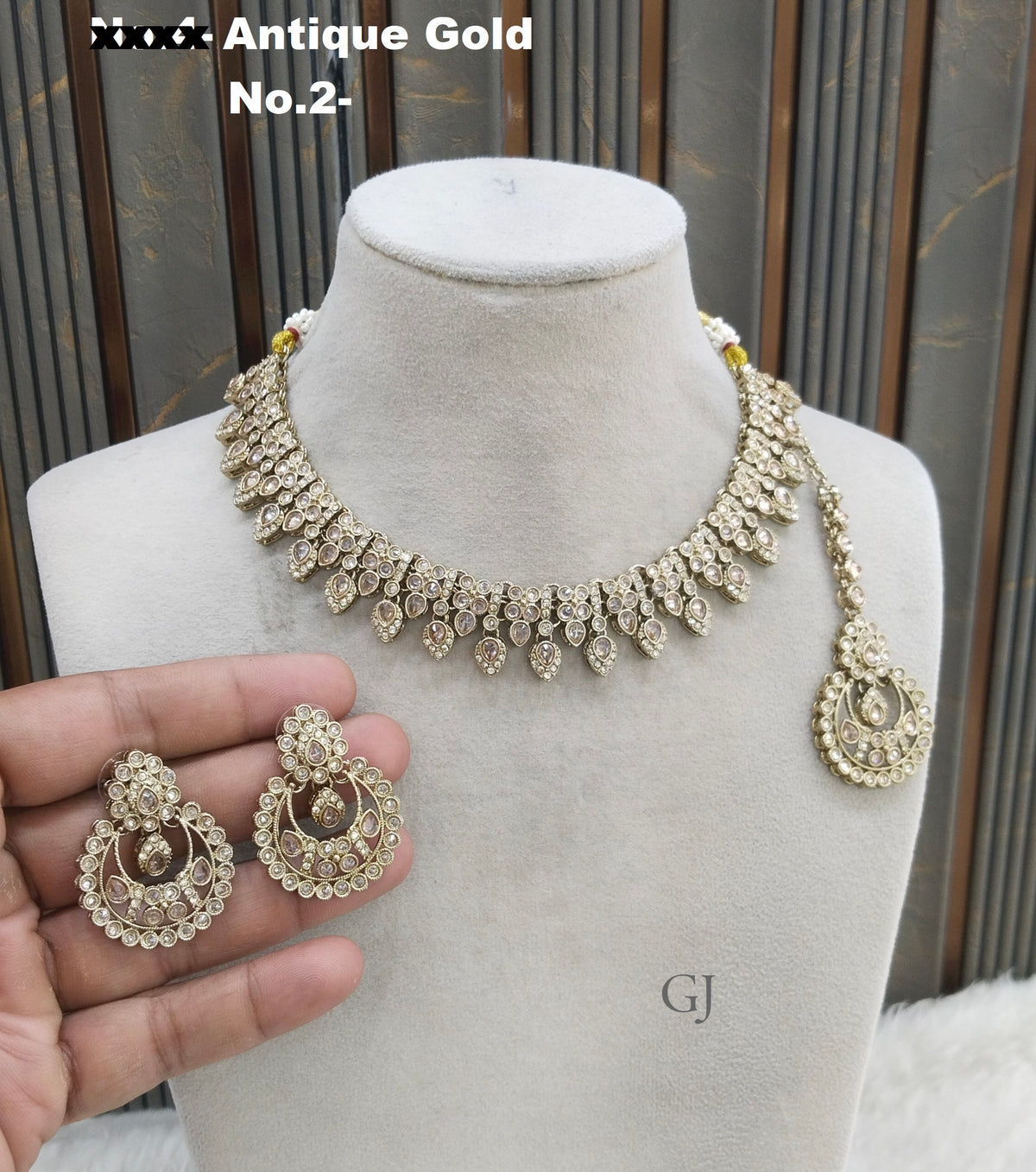 Antique Gold Necklace Chinu sets