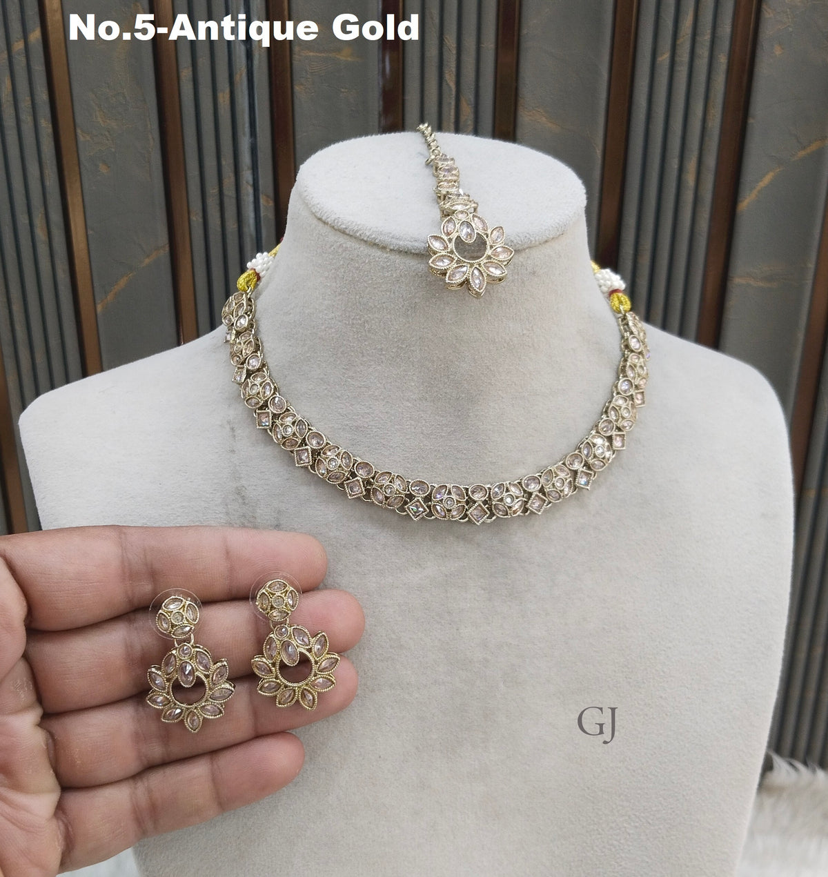 Antique Gold Necklace Chinu sets