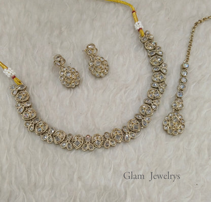 Antique Gold Necklace Chinu sets