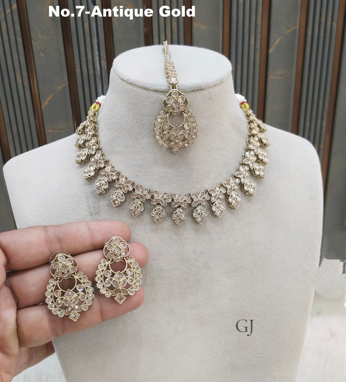 Antique Gold Necklace Chinu sets