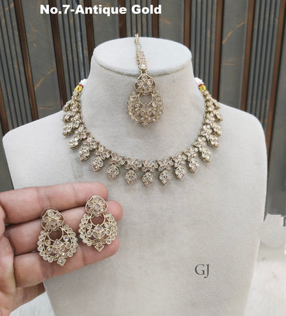 Antique Gold Necklace Chinu sets