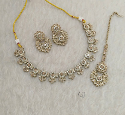 Antique Gold Necklace Chinu sets