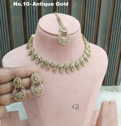 Antique Gold Necklace Chinu sets