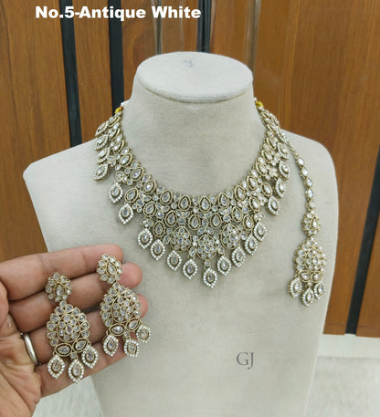 Antique White Necklace Baani sets