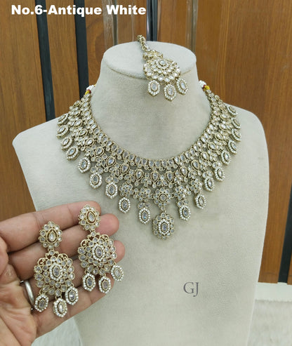 Antique White Necklace Baani sets