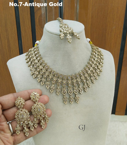 Antique Gold Necklace Baani sets