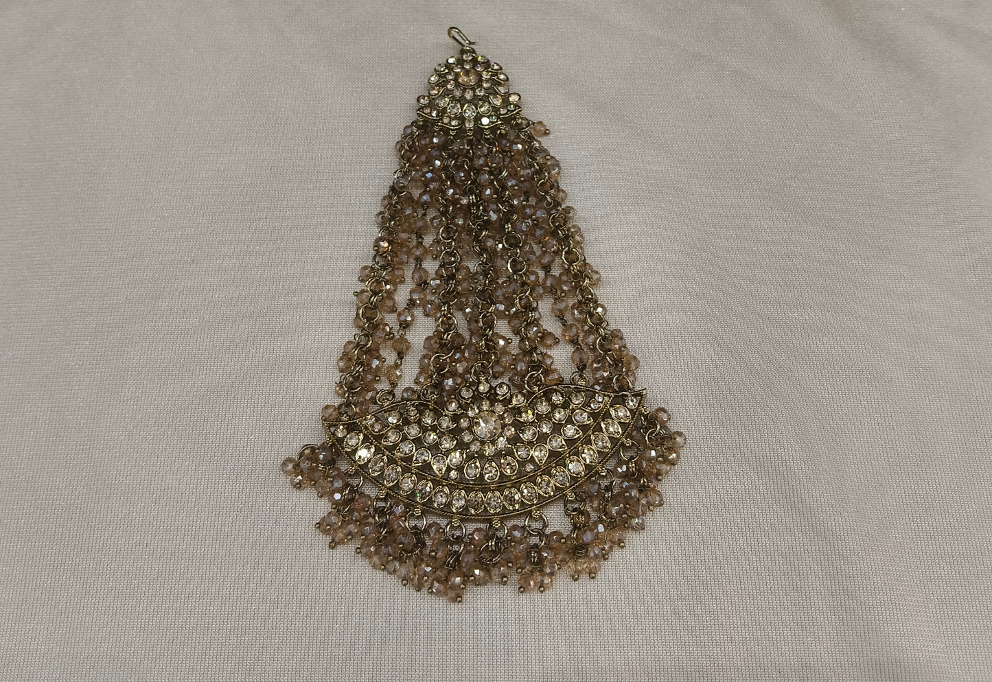 Antiue Crystal Headpassa Jhumar Tracey Jewellery